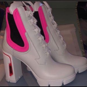 Prada combat boots size 37.5